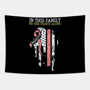 Breast Cancer Disease Pink Ribbon Tapestry