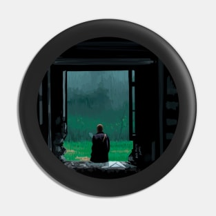 Andrei Tarkovsky's Stalker Illustration Pin