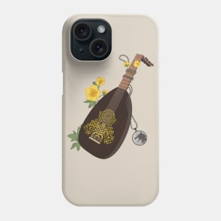 Lute, Medallion, and Buttercups Phone Case