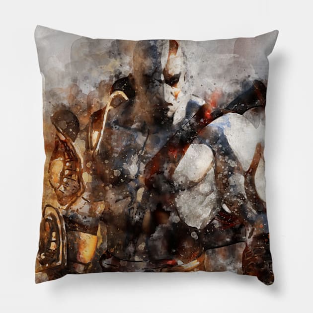 Kratos Pillow by Durro