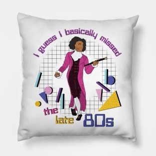 Jefferson - I basically missed the late 80s - retro inspired Ham fan art Pillow