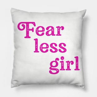 Fearless Girl Feminist Women Gift Pillow