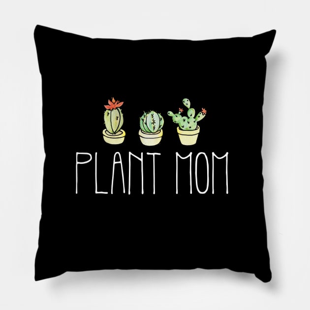 Plant Mom Pillow by bubbsnugg