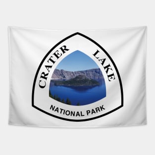Crater Lake National Park shield Tapestry