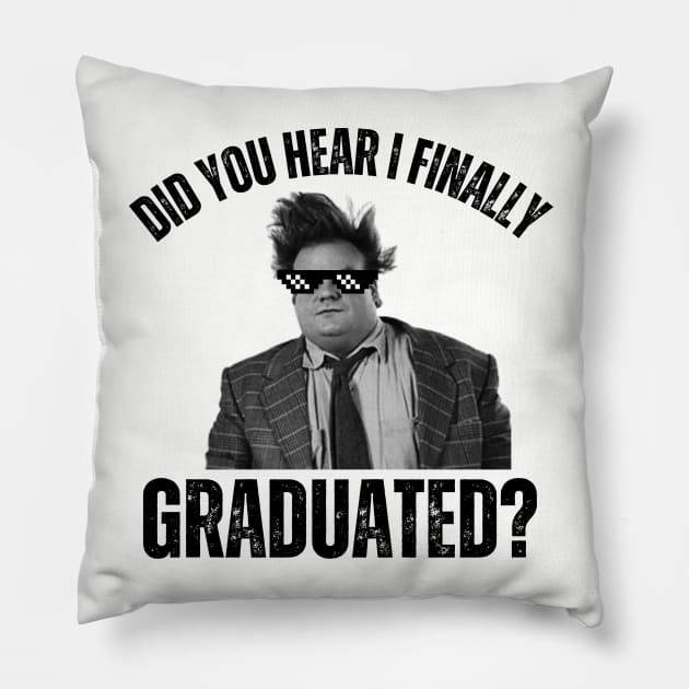 Tommy Boy Finally Graduated Pillow by AwkwardTurtle