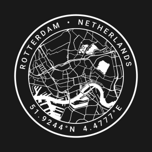 Rotterdam Map T-Shirt