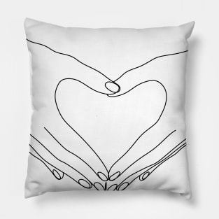 Romantic illustration Pillow