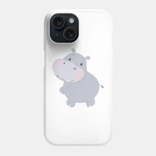 Cute Baby Hippo Phone Case