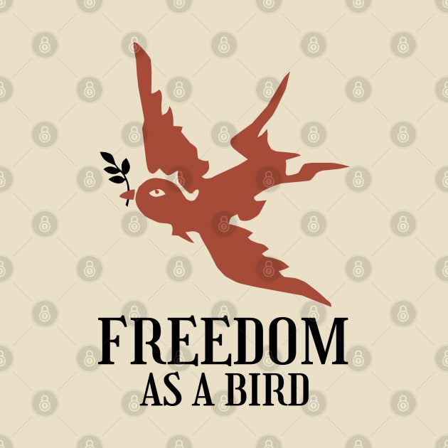 Vintage Freedom Bird Sign by KewaleeTee