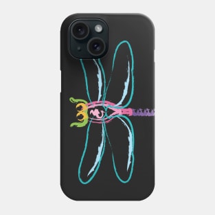 Rainbow Dragonfly Phone Case