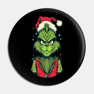 Grinch Punk Pin