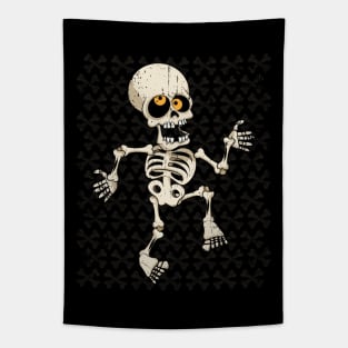 Funny Dancing Skeleton Halloween Gift Tapestry