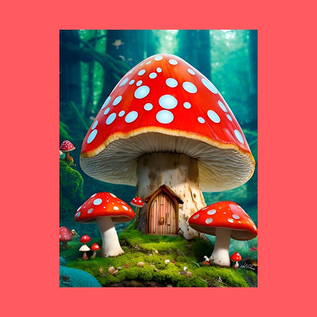 Fantasy Mushroom Art by NeilGlover