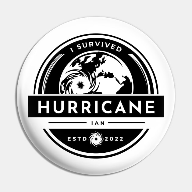 Hurricane Ian Survivor Pin by Enriched by Art