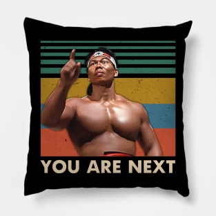 Retro Are Next Movie Quote Design Pillow