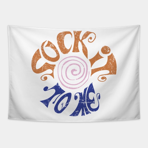 Sock It To Me Tapestry by MindsparkCreative