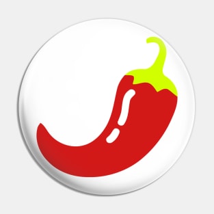 Red Chilli Emoticon Pin