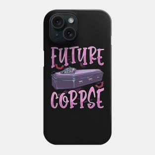 Future Corpse Funny Coffin Pastel Emo Goth Phone Case
