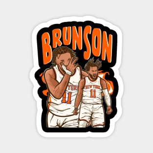 Jalen Brunson Cartoon Magnet