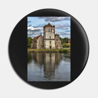 Bisham Church Reflected Pin