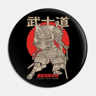 Vintage Bushido Fall Seven Times And Stand Up Eight Pin