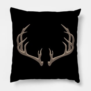 Antler Illustration Pillow