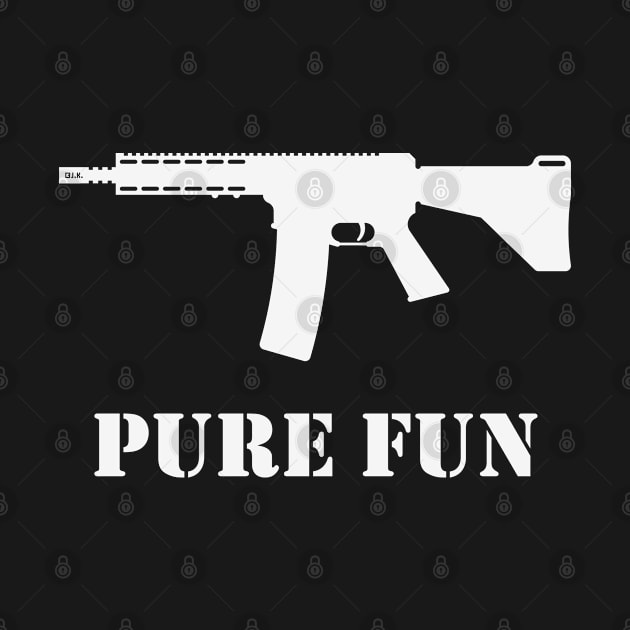 Pure Fun (Gun Lover / Sport Shooter / White) by MrFaulbaum