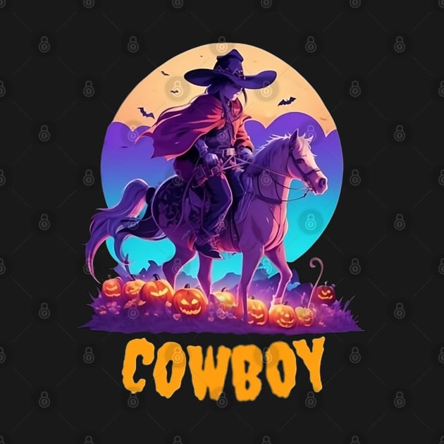 Halloween Cowboy by DesignVerseAlchemy