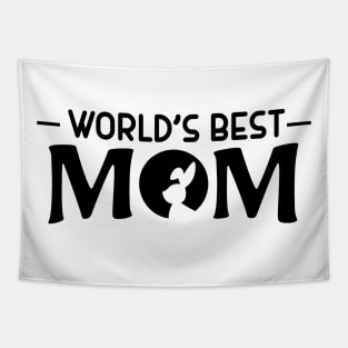 World's best rabbit mom Tapestry