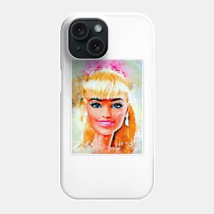 Watercolor Barbie Phone Case