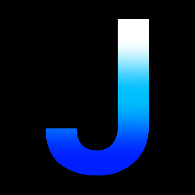 Blue Letter J by JennaBunnies