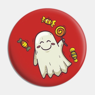 Candy Ghost Pin