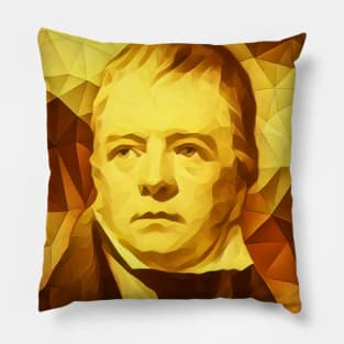 Walter Scott Golden Portrait | Walter Scott Artwork 11 Pillow