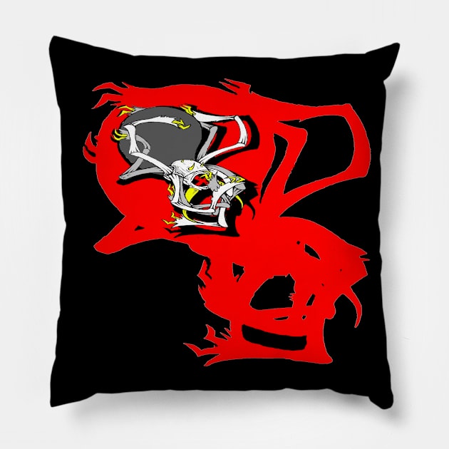 Spithulhu of Madness Variant Pillow by Brandon Beyond