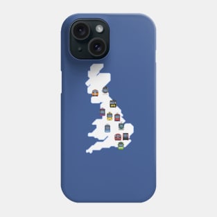 Metro and Light Rail of Britain (Geographic) Phone Case