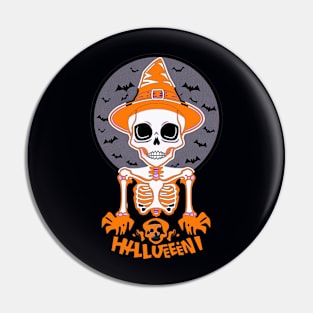 Halloween Skeleton Pin