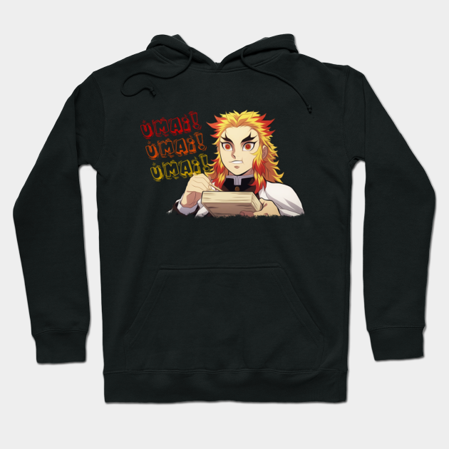 Rengoku Umai Rengoku Hoodie Teepublic