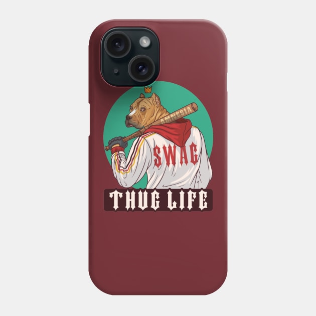 Thug Life Phone Case by Mako Design 