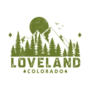 Loveland Colorado Mountain View T-Shirt