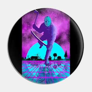 Jason 80s retro Pin