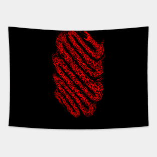 Fire snake Tapestry