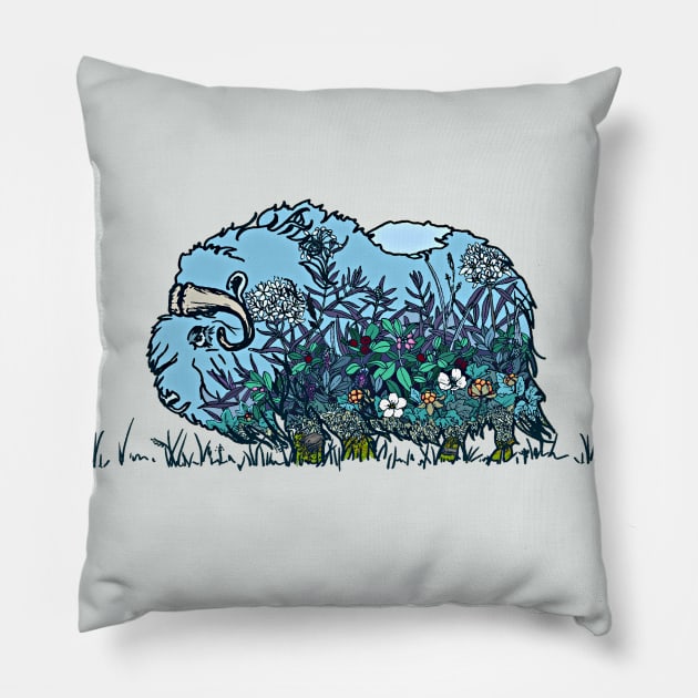 musk ox tundra Pillow by ThisIsNotAnImageOfLoss