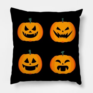 Halloween Pumpkins Pillow