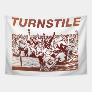 turnstile fan art Tapestry