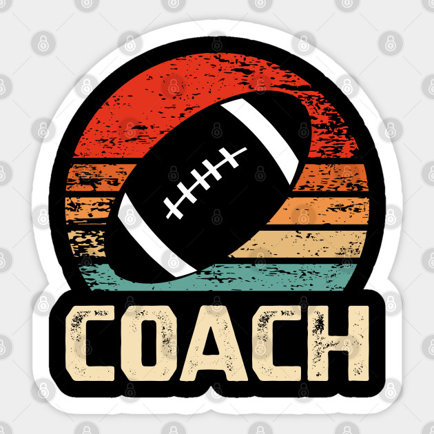 Vintage Retro Football Shirt For Football Coach Football Coach