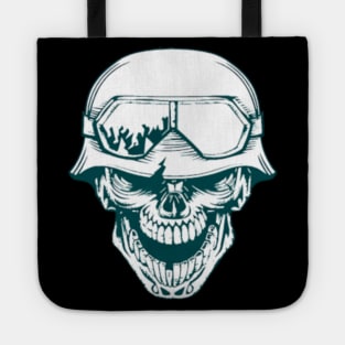 Niche Skull Island Mod Art  Calabera Militar Tote