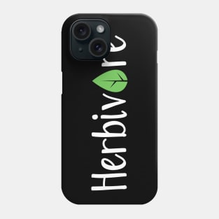 Herbivore typography Phone Case