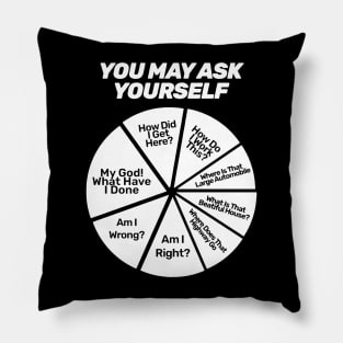 You May Ask Yourself Pillow