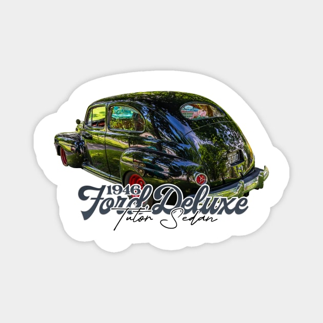 1946 Ford Deluxe Tudor Sedan Magnet by Gestalt Imagery