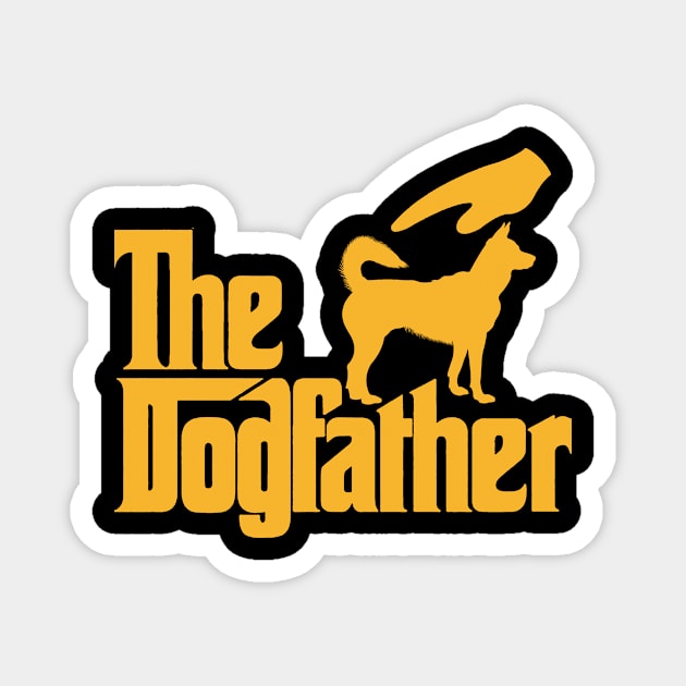 the dog father Magnet by FUNNY LIFE